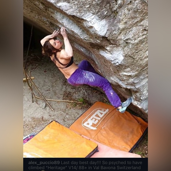 e9 * NWT * M * onda slim climbing bouldering pants lavender ankle drawstring - Picture 3 of 8